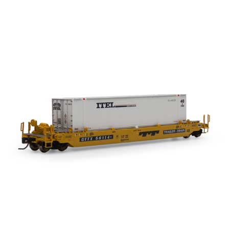 Athearn N Scale 48' Husky Stack Well,DTTX/48' ITEL #56114-480229