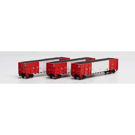 Athearn N Scale Thrall High Side Gondola/Load,Herzog/White #1(3)