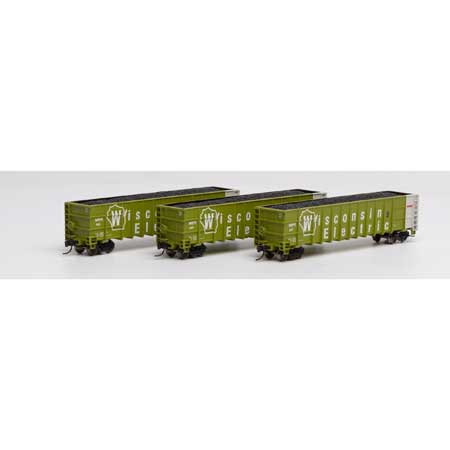 Athearn N Scale Thrall High Side Gondola w/Load, WEPX #2 (3)