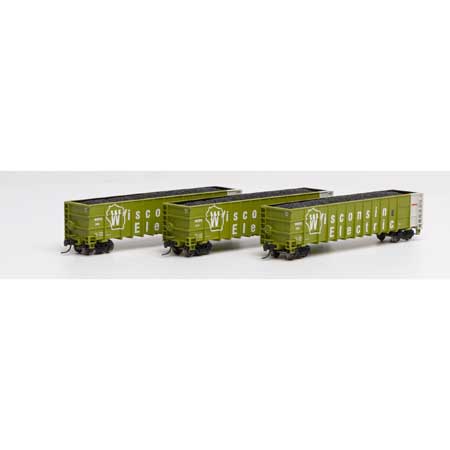 Athearn N Scale Thrall High Side Gondola w/Load, WEPX #3 (3)