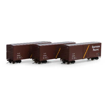 Athearn HO Scale RTR 40' Modern Box, SP (3)