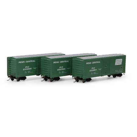 Athearn HO Scale RTR 40' Modern Box, PC (3)