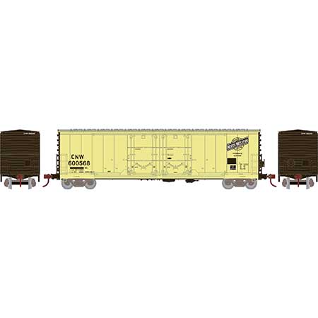 Athearn HO Scale C&NW #600568 50' Evans DD Plug Box