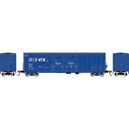 Athearn HO Scale RTR 50' Evans DD Plug Box, USLX Jeld-Wen #11294