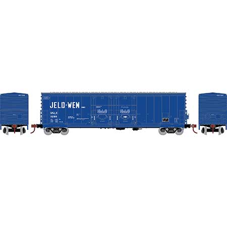 Athearn HO Scale RTR 50' Evans DD Plug Box, USLX Jeld-Wen #11299