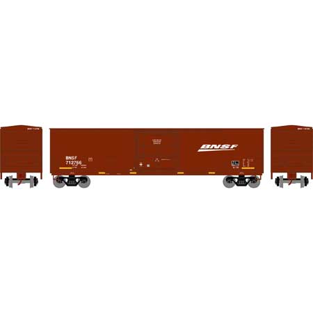 Athearn HO Scale 50' Superior Plug Box, BNSF #712766