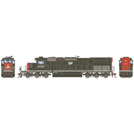 Athearn HO Scale RTR SD40T-2, SP/Roseville #8232 - Fusion Scale Hobbies