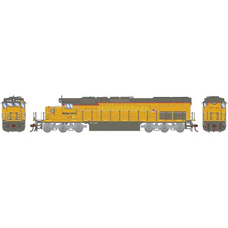 Athearn HO Scale RTR SD40T-2, Wheeling & Lake Erie/Ex-UP #8795 - Fusion Scale Hobbies