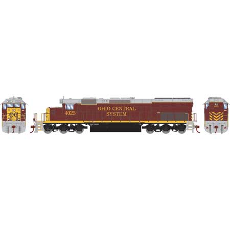 Athearn HO Scale RTR SD40T-2 w/DCC & Sound, Ohio Central #4025 - Fusion Scale Hobbies