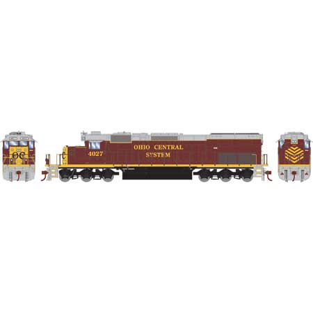 Athearn HO Scale RTR SD40T-2 w/DCC & Sound, Ohio Central #4027 - Fusion Scale Hobbies