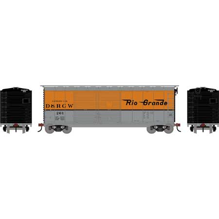 Athearn HO Scale 40' Express Box, D&RGW #261