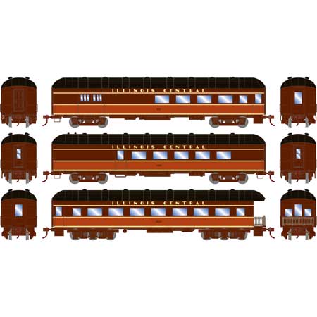 Athearn HO Scale RTR Arch Roof Set, IC (3)