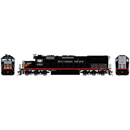 Athearn HO Scale SD40T-2 w/DCC & Sound, SP/Black Widow #8392