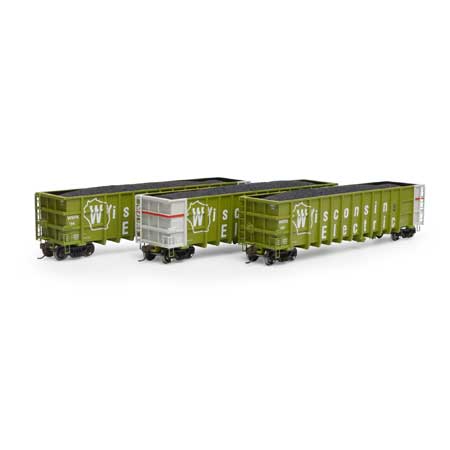 Athearn HO Scale RTR Thrall High Side Gondola w/Load, WEPX #1(3)