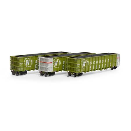 Athearn HO Scale RTR Thrall High Side Gondola w/Load, WEPX #3(3)