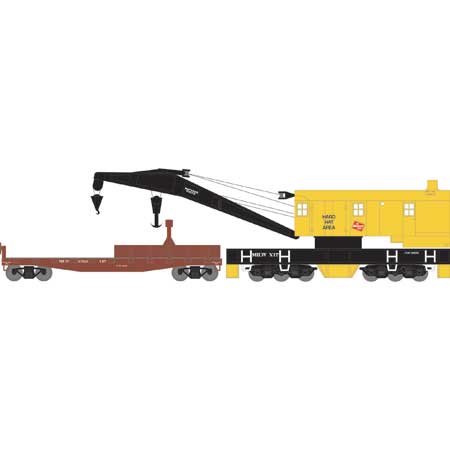 Athearn HO Scale 200T Crane/Tender, MILW #X17/922145