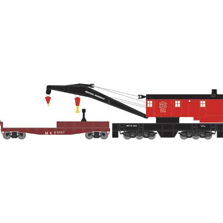 Athearn HO Scale 200T Crane/Tender, MKT #X-256/X2317