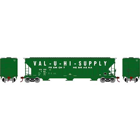 Athearn HO Scale VUHX #101 FMC 4700 Covered Hopper Ready to Roll