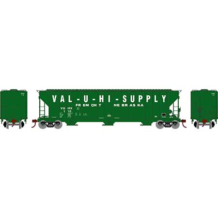 Athearn HO Scale RTR FMC 4700 Covered Hopper, VUHX #110