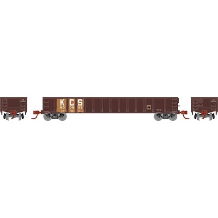 Athearn HO Scale RTR 52' Mill Gondola, KCS #800503