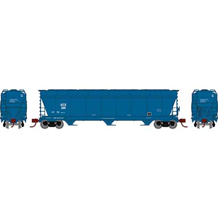 Athearn N Scale ACF 4600 3-Bay CF Hopper, AEX-Ex GTW #389