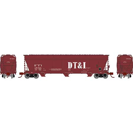 Athearn N Scale ACF 4600 3-Bay CF Hopper, DT&I #10311