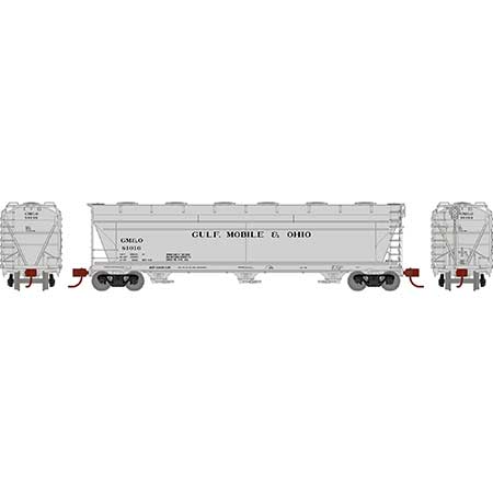 Athearn N Scale ACF 4600 3-Bay CF Hopper, GM&O #81016