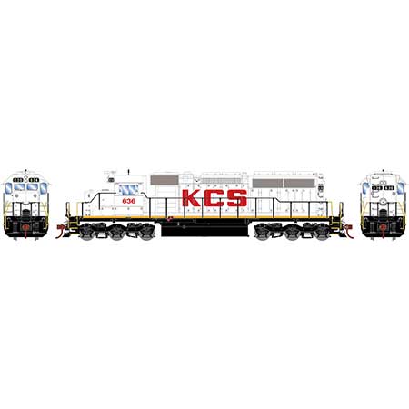 Athearn HO Scale SD40 w/DCC & Sound, Kansas City Sthrn #636