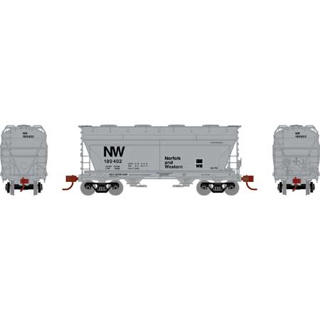 Athearn HO Scale RTR ACF 2970 Cover Hopper, N&W #180402