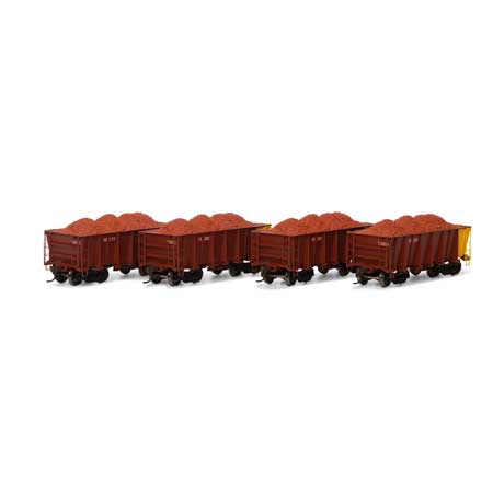 Athearn HO Scale RTR 26' Ore Car Low Side/Ld,RTG/Australia #2(4)