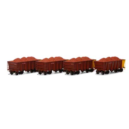 Athearn HO Scale RTR 26' Ore Car Low Side/Ld,RTG/Australia #3(4)