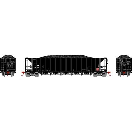 Athearn HO Scale RTR 5-Bay Rapid Discharge Hopper, GGPX #78021