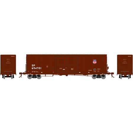 Athearn Genesis HO 50' PC&F SS Box w/14' Plug Door, UP/SP #694701