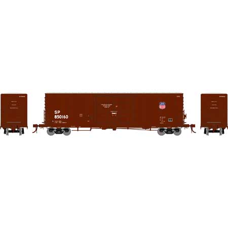 Athearn Genesis HO 50' PC&F SS Box w/14' Plug Door, UP/SP #850160