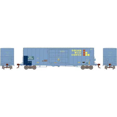 Athearn Genesis HO 50' PC&F SS Box w/14' Plug Door, GWS/SSW #23793