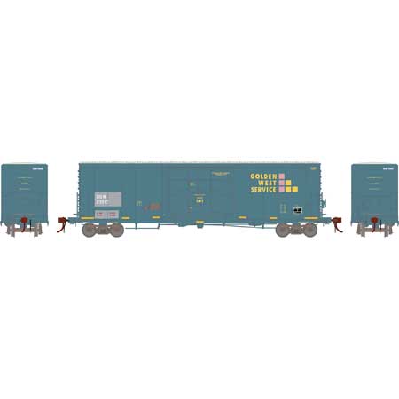 Athearn Genesis HO 50' PC&F SS Box w/14' Plug Door, GWS/SSW #23917