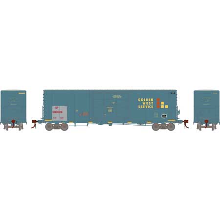 Athearn Genesis HO 50' PC&F SS Box w/14' Plug Door, GWS/SP #699666