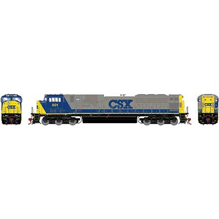 Athearn Genesis  HO Scale G2 SD80MAC, CSXT/YN2 #801 - Fusion Scale Hobbies