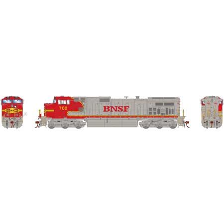 Athearn Genesis  HO Scale G2 Dash 9-44CW, BNSF #702 - Fusion Scale Hobbies