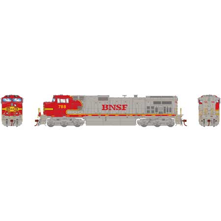 Athearn Genesis  HO Scale G2 Dash 9-44CW, BNSF #788 - Fusion Scale Hobbies