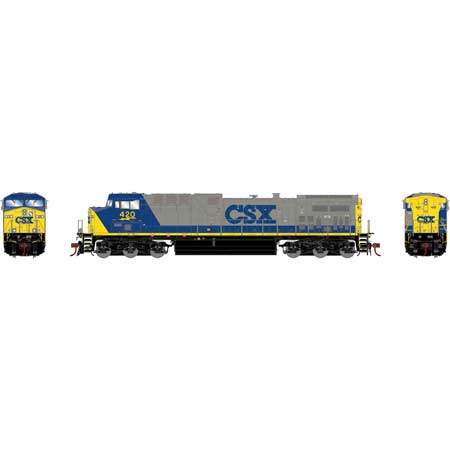 Athearn Genesis  HO Scale G2 AC4400CW w/DCC& Sound, CSX #420 - Fusion Scale Hobbies