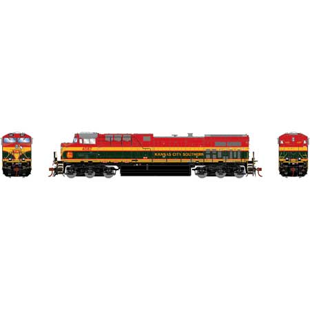 Athearn Genesis  HO Scale G2 AC4400CW w/DCC & Sound, KCS #4587 - Fusion Scale Hobbies