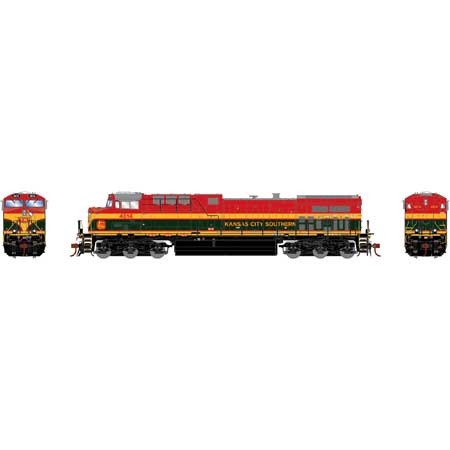 Athearn Genesis  HO Scale G2 AC4400CW w/DCC & Sound, KCS #4614 - Fusion Scale Hobbies