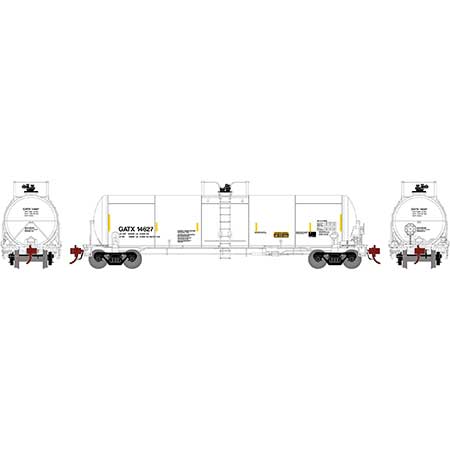 Athearn Genesis  HO Scale 20K Gal Acid Tank, GATX #14627 - Fusion Scale Hobbies