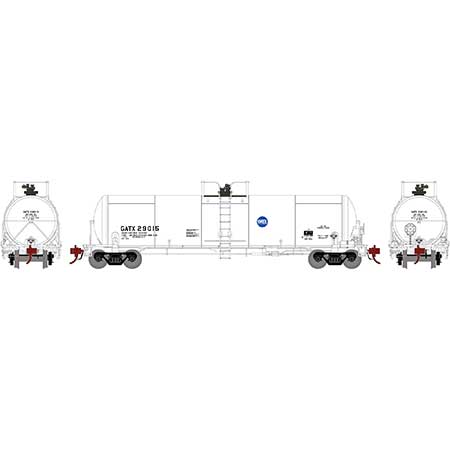 Athearn Genesis  HO Scale 20K Gal Acid Tank, GATX #29015 - Fusion Scale Hobbies