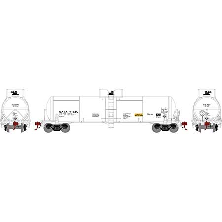 Athearn Genesis  HO Scale 20K Gal Acid Tank, GATX/White #41850 - Fusion Scale Hobbies