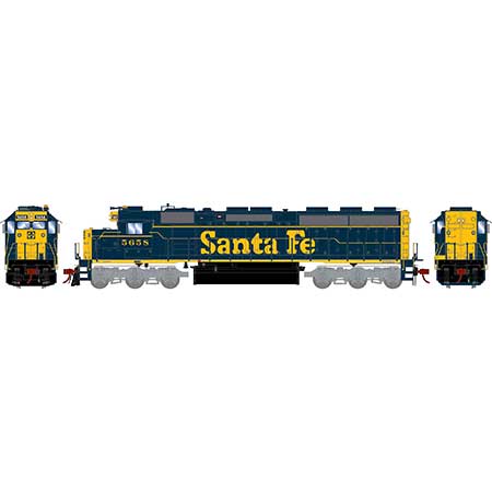 Athearn Genesis  HO Scale SD45-2 w/DCC & Sound, SF #5658 - Fusion Scale Hobbies