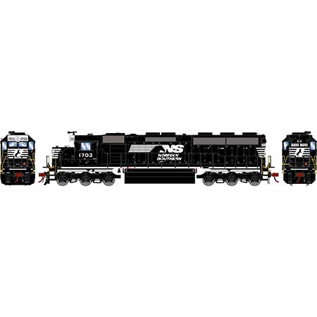 Athearn Genesis  HO Scale SD45-2 w/DCC & Sound, NS #1703 - Fusion Scale Hobbies