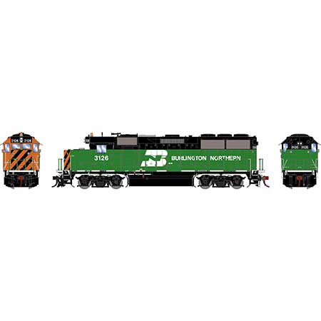 Athearn Genesis  HO Scale GP50, BN #3126 - Fusion Scale Hobbies