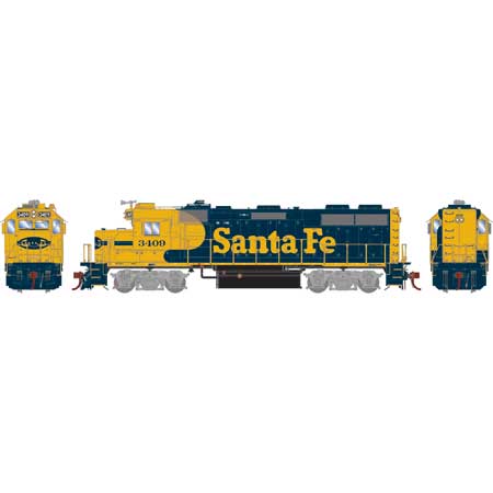 Athearn Genesis HO GP39-2u ATSF #3409